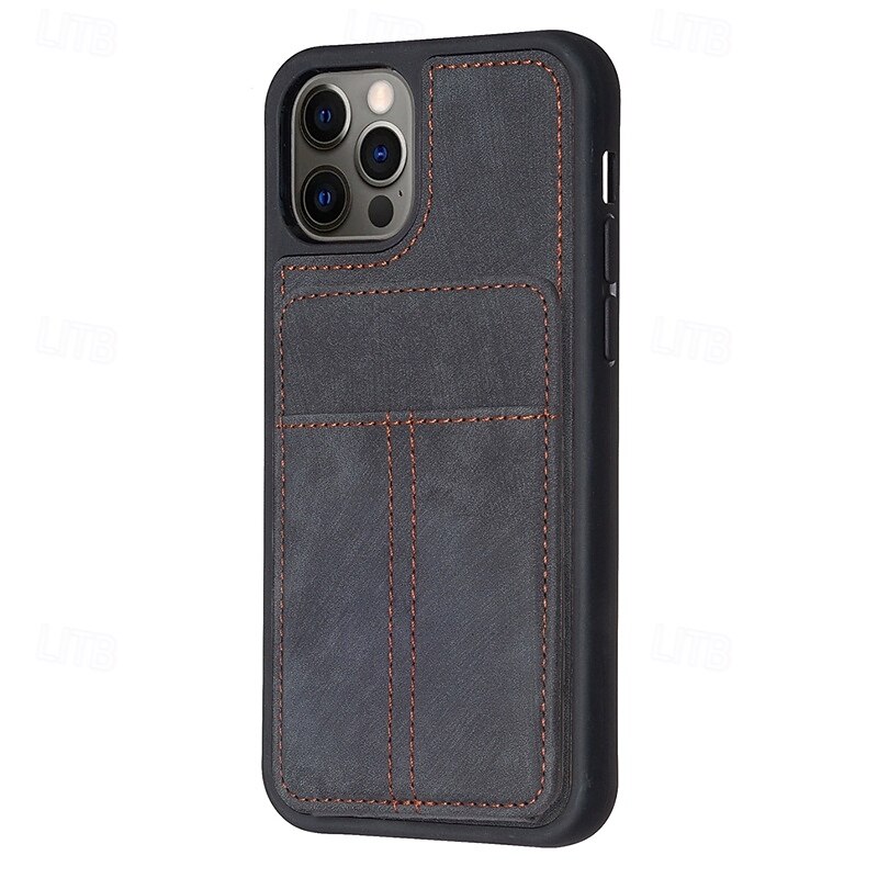 telefon Carcasă Pro iPhone 15 14 Pro Max Plus iPhone 13 12 11 Pro Max Pouzdro na peněženku se stojánkem Slot pro kartu Retro TPU PU kůže 2025 - $14.99 –P2