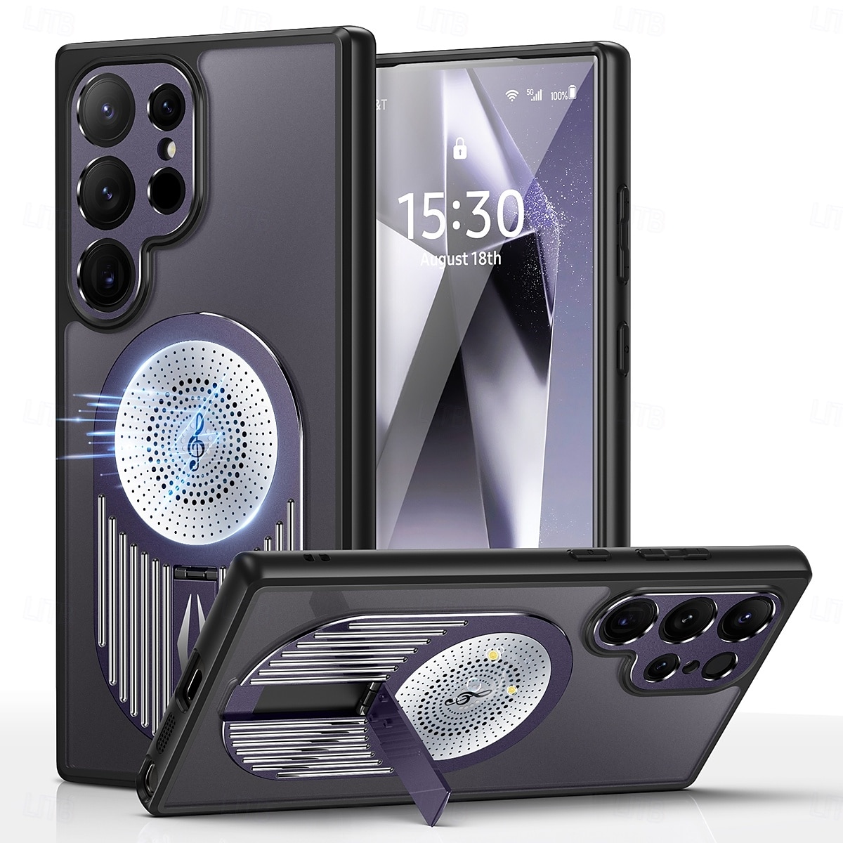 τηλέφωνο tok Για Samsung Galaxy S24 Ultra S24 FE S23 Ultra S22 Ultra S21 FE S25 Ultra Θήκη μαγνητικής προσρόφησης Με Magsafe με βάση στήριξης Υποστήριξη ασύρματης φόρτισης Ανθεκτική σε πτώσεις TPU PC 2025 - €17.99 –P1