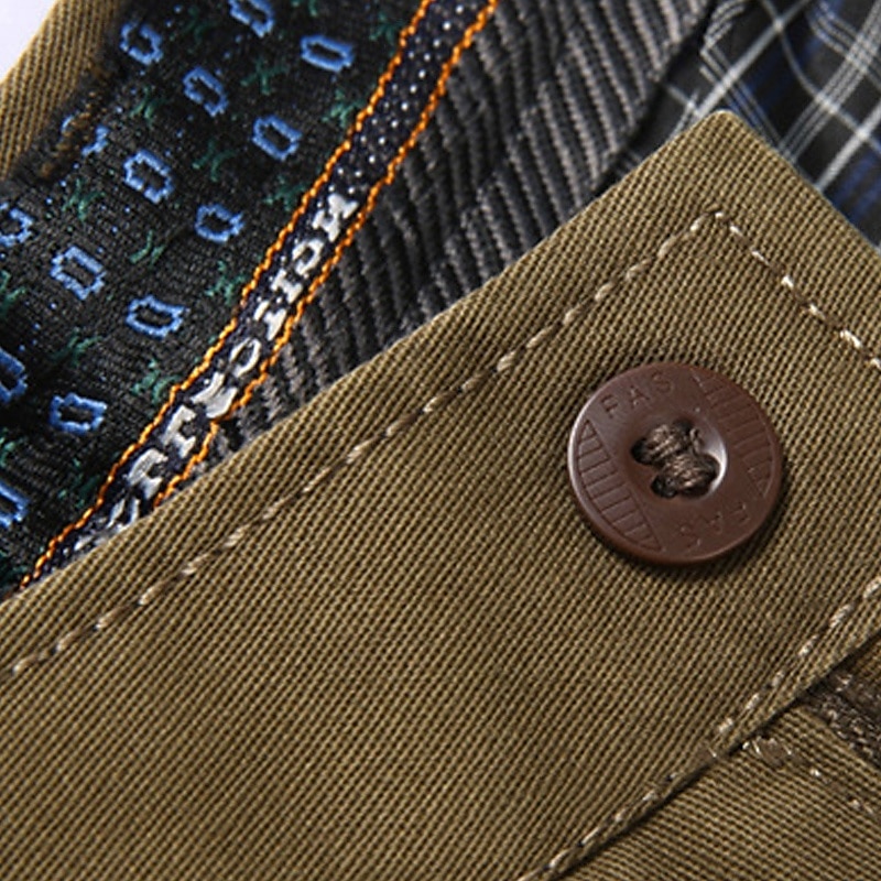 Per uomo pantaloni della tuta Pantaloni Chino Bottoni Tasche Gamba dritta Liscio Comfort Formale Feste Ufficio Di tendenza Classico Nero Verde scuro Media elasticità del 2025 a $18.99 –P9
