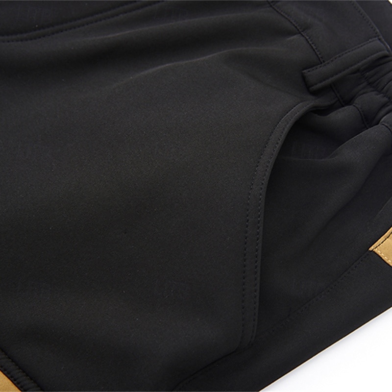 Herren Cargohosen Wanderhose Wanderhosen Taktische Hosen Militär Patchwork Winter Außen Regular Fit warm Fleece-Futter Wasserdicht Hosen / Regenhose Armeegrün Khaki Jagd Klettern Camping / Wandern 2025 - $45.99 –P11