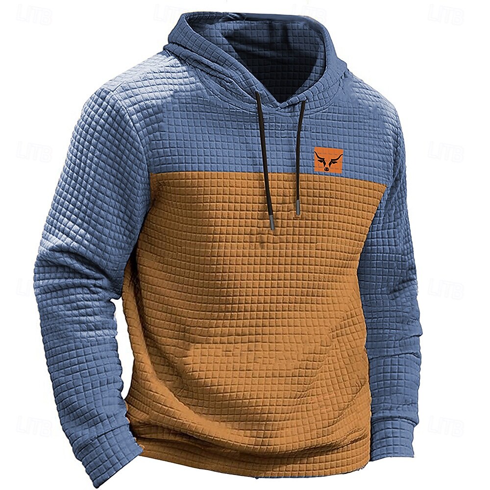 Halloween Hombre Calabaza manos Sudadera Sudaderas Sudadera con capucha de gofres Vacaciones Moda Manga Larga Con Capucha Vacaciones Víspera de Todos los Santos Azul Piscina Verde Trébol Bolsillo 2025 - $34.99 –P4