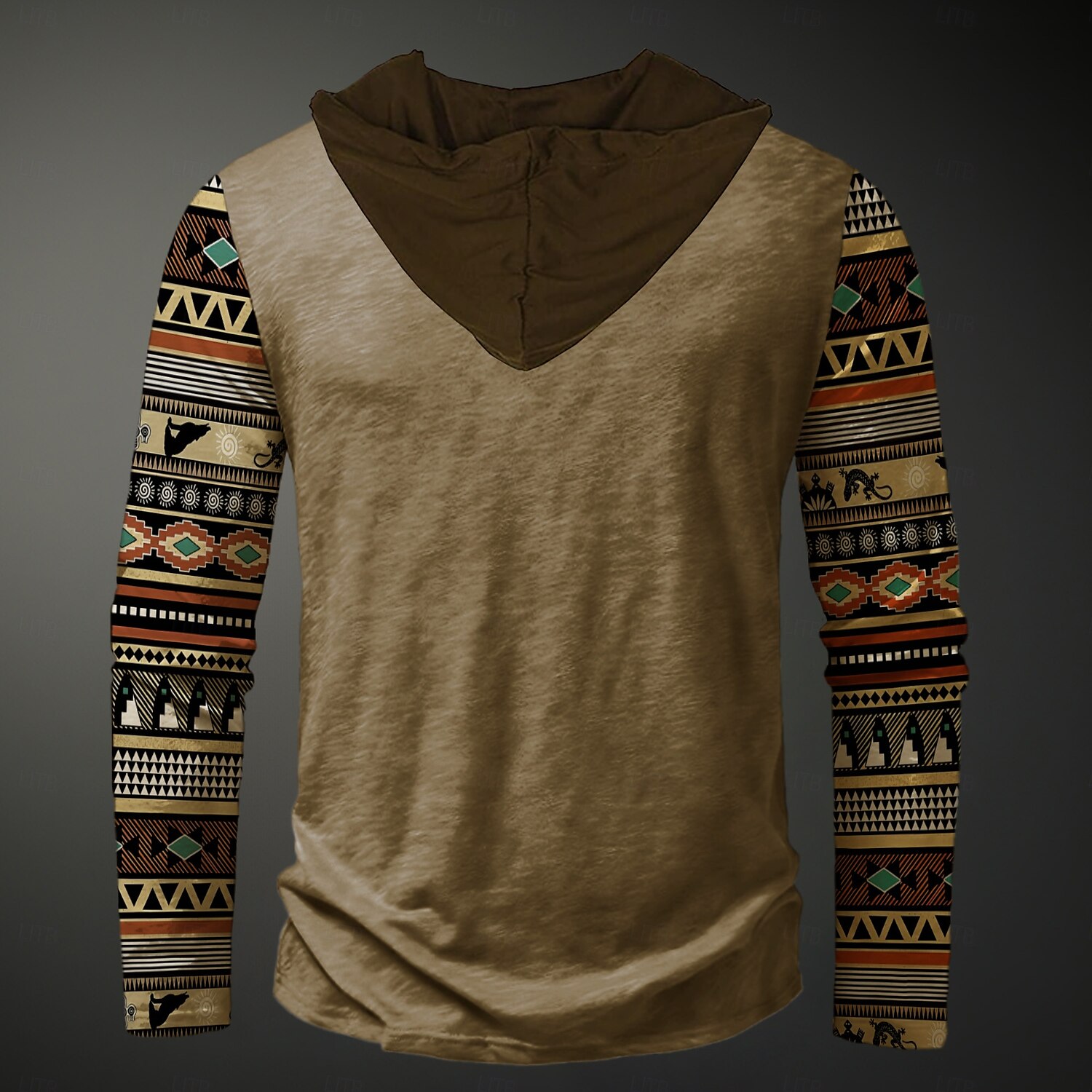 Per uomo Folk Felpa con cappuccio Felpe Felpa Felpa con cappuccio Manica lunga Felpa con cappuccio Con cappuccio Etnico Stampa 3D Per eventi Abbigliamento di strada Marrone A cordoncino Stampa 3D del 2025 a $30.99 –P2