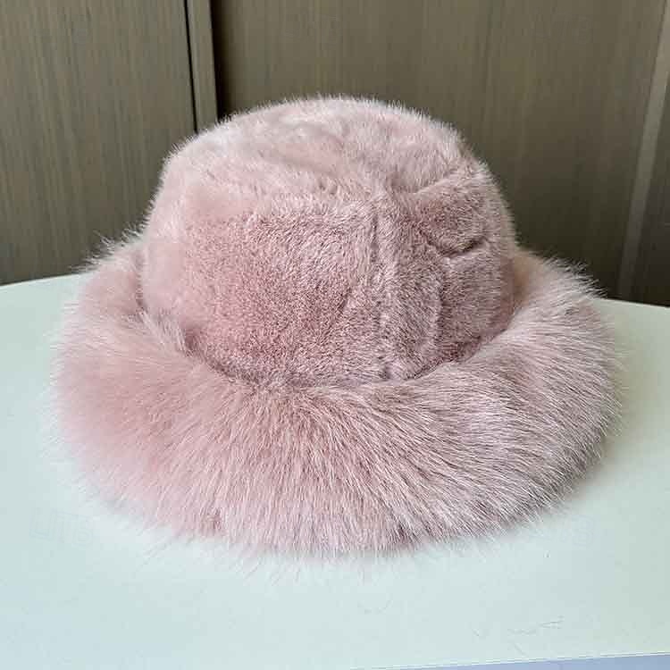 Hats Polyester Bucket Hat Fedora Hat Floppy Hat Christmas Casual Holiday Tea Party Ladies Day Elegant Vintage Simple With Pure Color Splicing Headpiece Headwear 2025 - $18.99 –P6