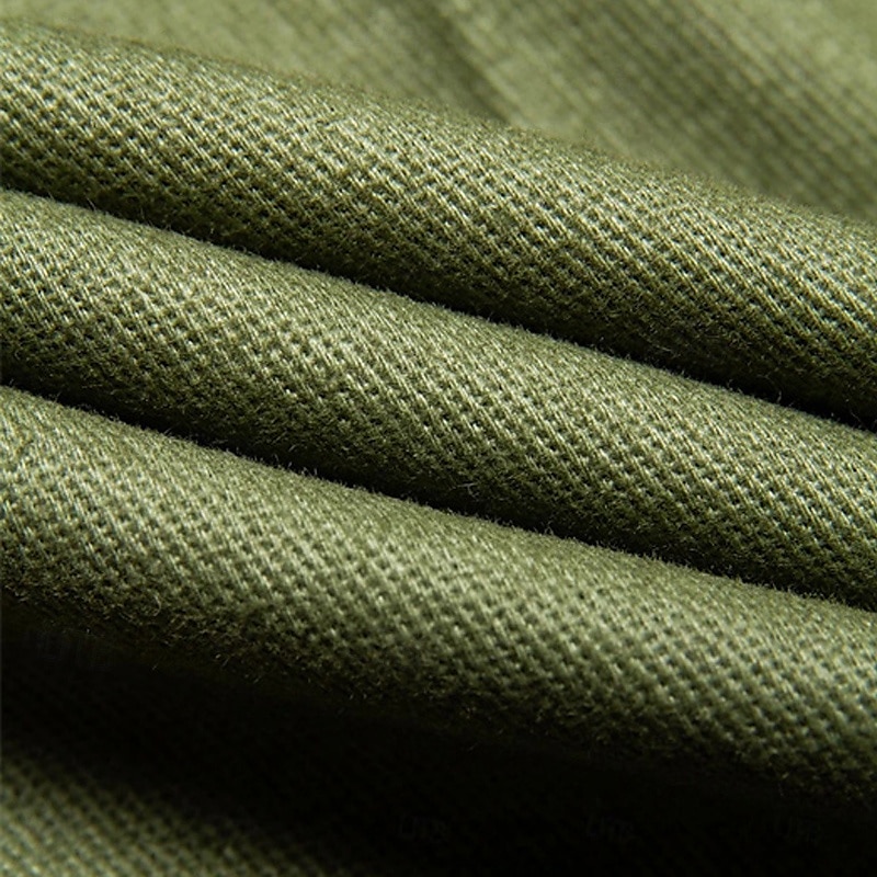 Bărbați Pantaloni Scurți Cargo Pantaloni Scurți Nasturi Multi Buzunare Simplu Purtabil Scurt În aer liber Zilnic Camping și drumeții Modă Clasic Verde Militar Trifoi 2025 - $13.99 –P7