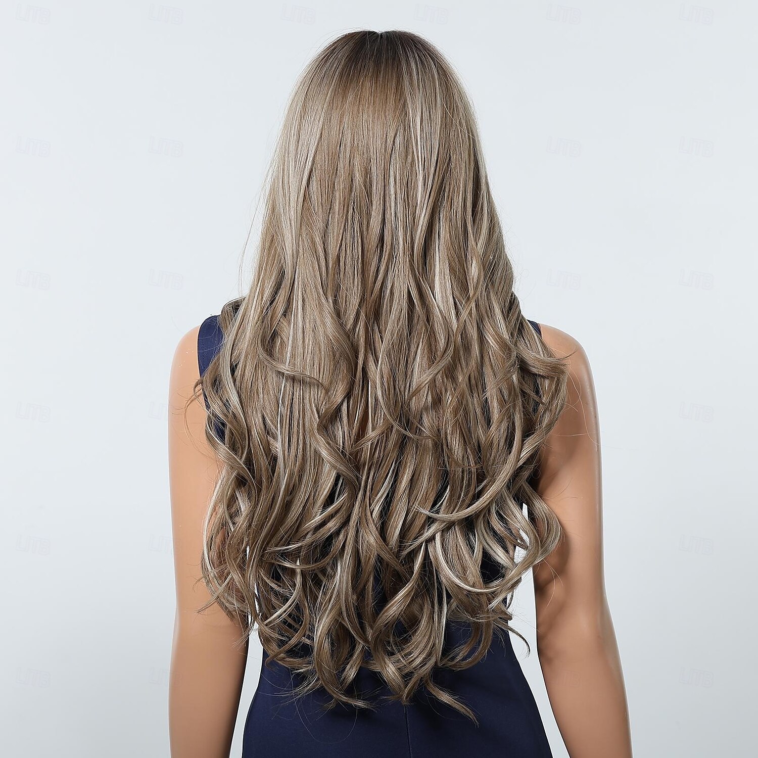 Synthetische pruiken Uniformen carrière Kostuums Prinses Gekruld Golvend Middelste stuk Gelaagd kapsel Met pony Machinegemaakt Pruik 66.0 cm sepia Synthetisch haar Dames Cosplay Feest Modieus Bruin 2025 - $27.99 –P5