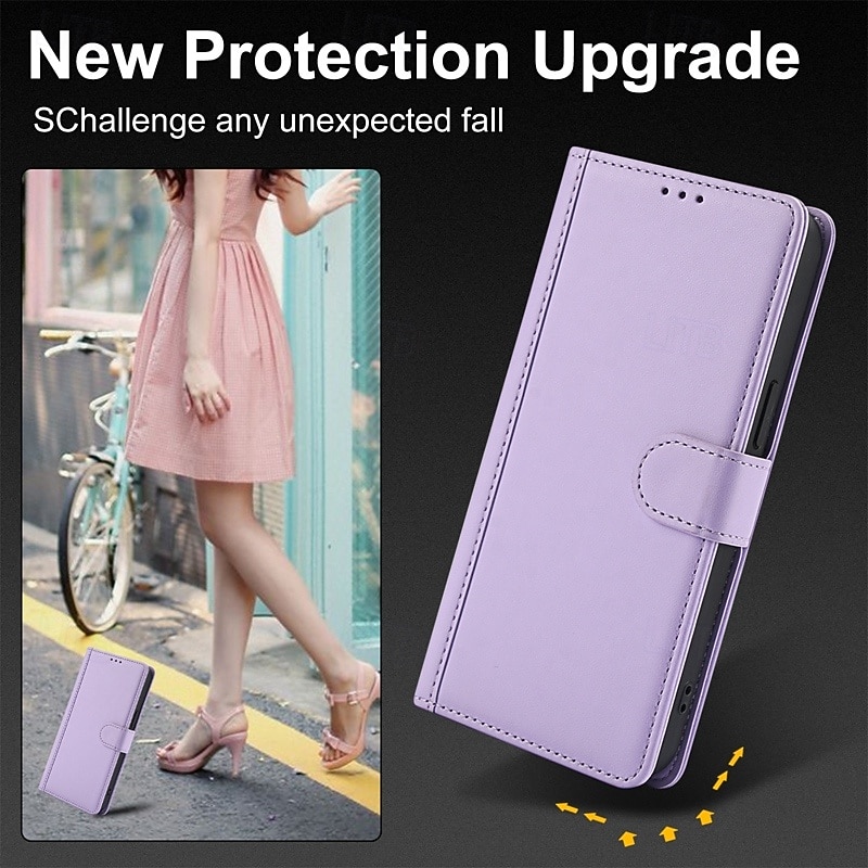 2025年 電話 ケース 用途 iPhone 16 15 14 Pro Max Plus 13 12 11 Pro Max ウォレットカードケース 全身保護 ストラップ付き リストストラップ付き レトロ風 TPU PUレザー  コレクション – $12.99 –P8