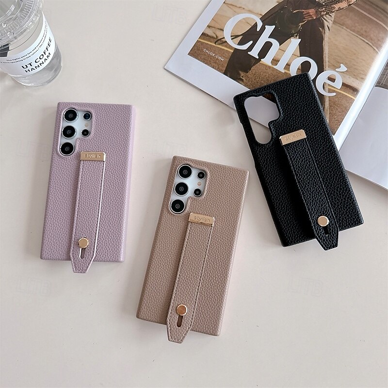 teléfono Funda Para S25 S24 S23 S22 Plus Ultra S23 FE A35 5G A25 A15 A14 A34 Tarjetas billetera con correa de muñeca Antigolpes Retro TPU Cuero de PU 2025 - $16.99 –P2