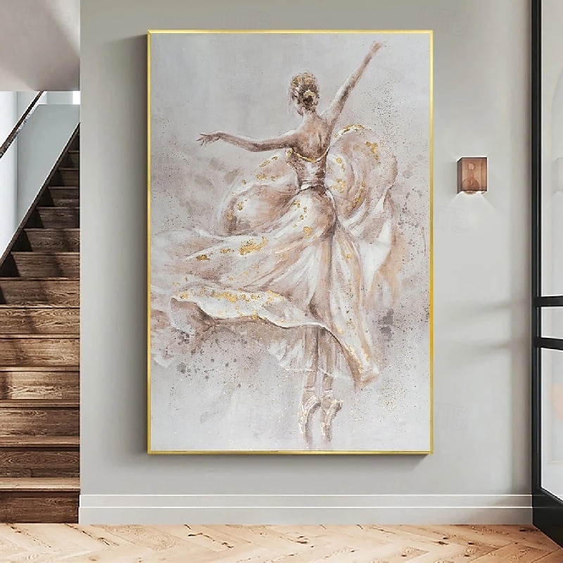 Mädchen Malerei handgemachte Tänzerin Ölgemälde auf Leinwand handgemachte Ballerina Fine Art Ballerinas Ölgemälde Ballett Ölgemälde Wand-Dekor handgemalte Ballerina Malerei moderne Wand-Dekor 2026 - $101.99 –P3