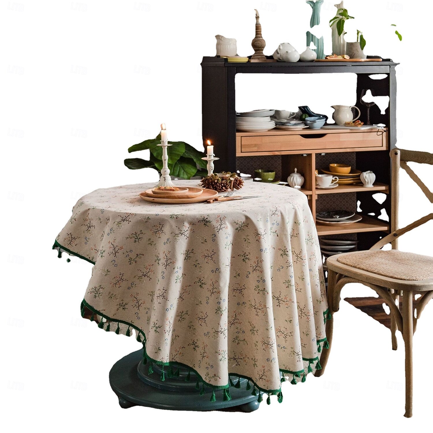 tovaglie rotonde eleganti e resistenti tovaglie perfette per tavoli da pranzo e da cucina ideali per l'uso quotidiano o per occasioni speciali del 2025 a $19.49 –P5