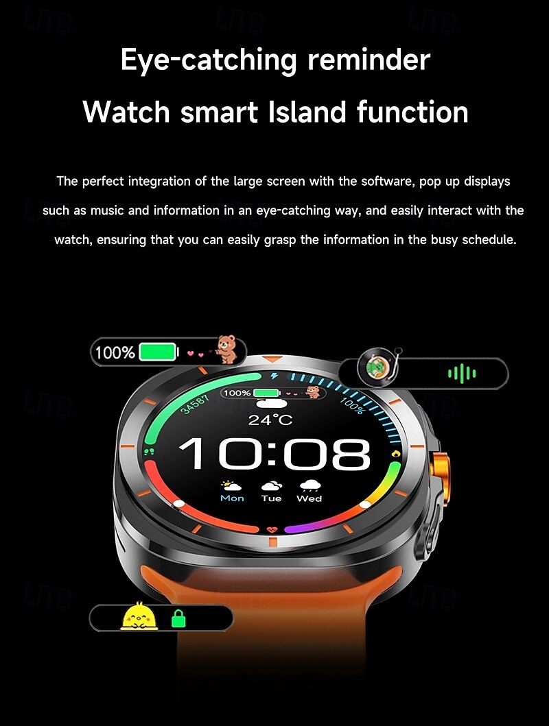 2025年 スマートウォッチ 1.45インチ スマートウォッチ フィットネス ランニングウォッチ Bluetooth 歩数計 通話リマインダー アクティビティトラッカー Android iOS対応 女性 男性 長時間待機 ハンズフリー通話 防水 コレクション – $61.99 –P6