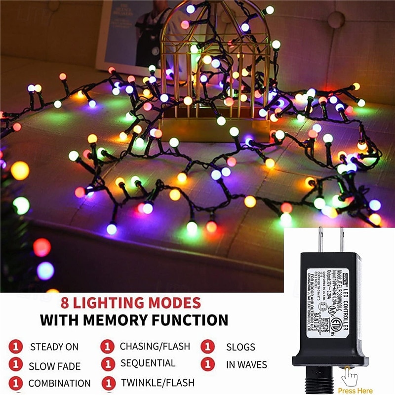 Waterproof LED Fairy String Lights 5M/10M  Lights DC31V EU/US/AU/UK PLug LED String Lights for Outdoor & Indoor Decor 2026 - $50.99 –P14