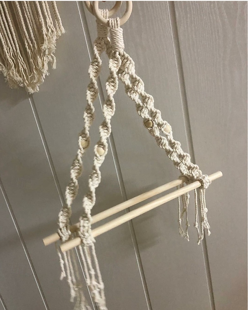 Towel Holder Eco-friendly Multifunctional Wood Cotton Rope Towel Storage Rack for Home 2025 - $116.99 –P5