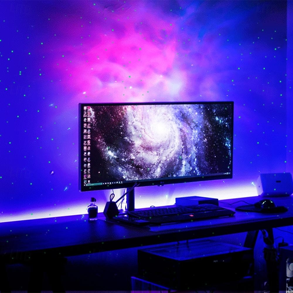 Tuya WiFi Smart Galaxy Star Projector, APP Control Nebula Projector for Holiday Parties and Birthday Gifts for Halloween 2025 - $73.99 –P14