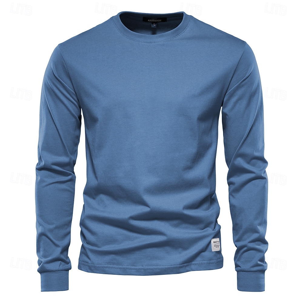 Herren Pullover Sweatshirt Rote Dunkelmarine Blau Langarm Shirt Golfkleidung, Kleidung, Outfits, Kleidung 2025 - $59.99 –P1