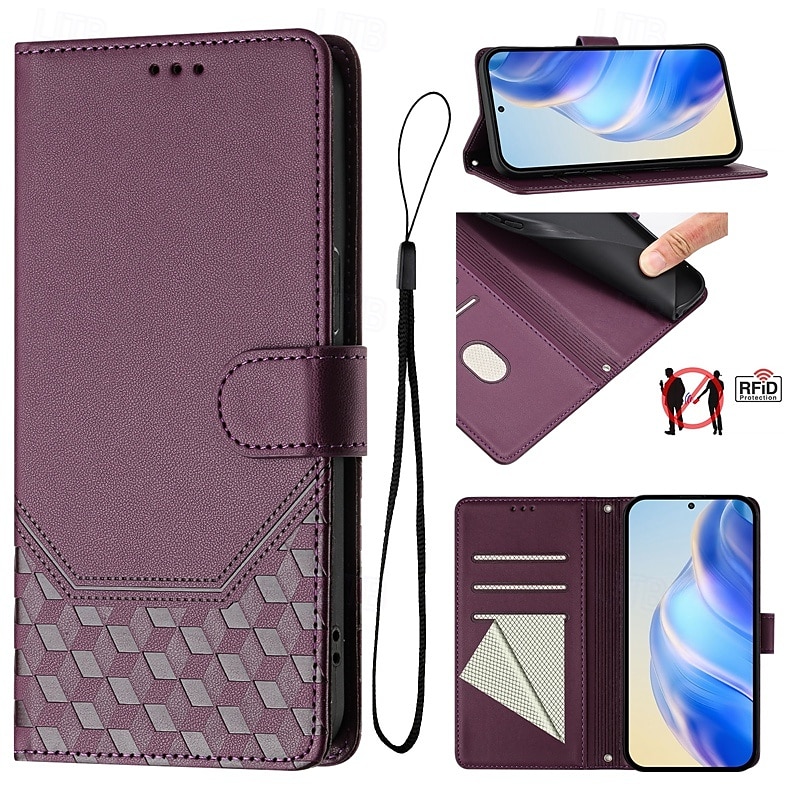 telefon Maska Pentru Samsung Galaxy S24 Ultra Plus S23 S22 S21 S20 Ultra Plus FE A55 A35 A25 A15 5G A73 A53 A33 A23 A13 S25 Ultra Portofel Card Magnetic cu Lanyard cu curea de mână Retro TPU PU piele 2025 - $13.99 –P1