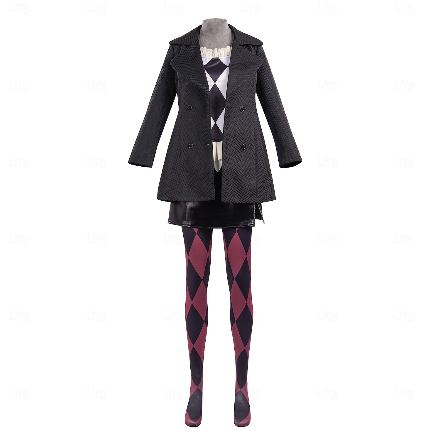 Joker Joker: Folie à Deux Harley Quinn Cosplay-kostym Kläder Herr Dam Film-cosplay Cosplay Karnival Maskerad Fest / afton 2025 - $82.19 -P3