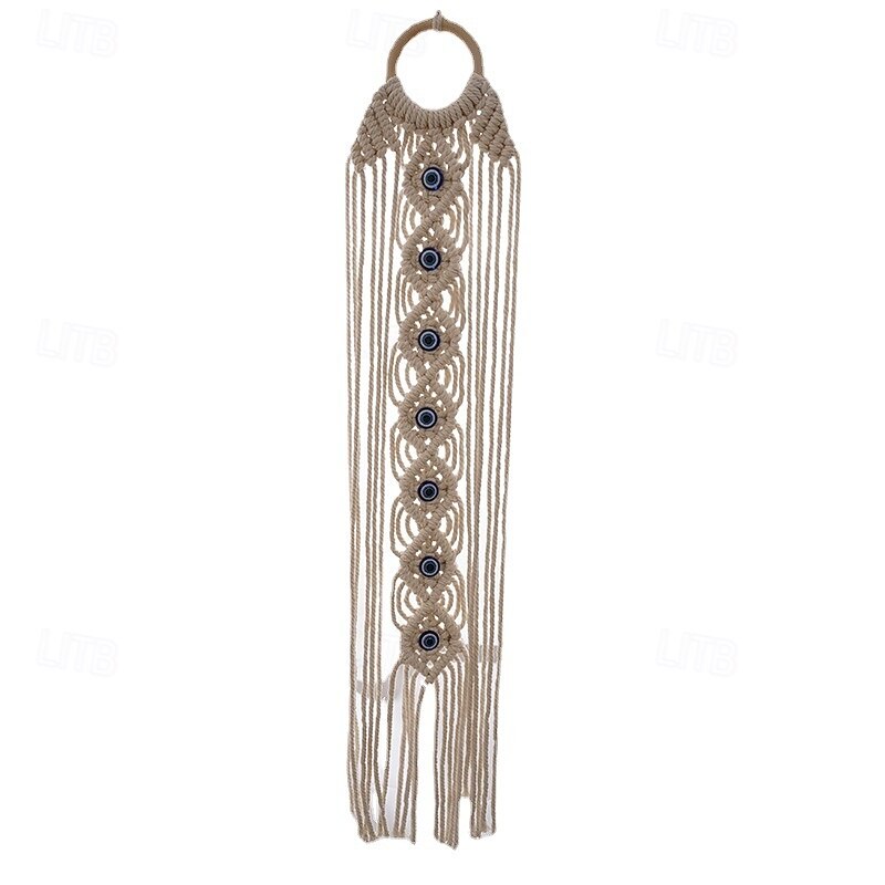 macrame závěsný přívěsek na zeď ručně tkaný gobelín obývací stěna dekor 2025 - $183.99 –P3