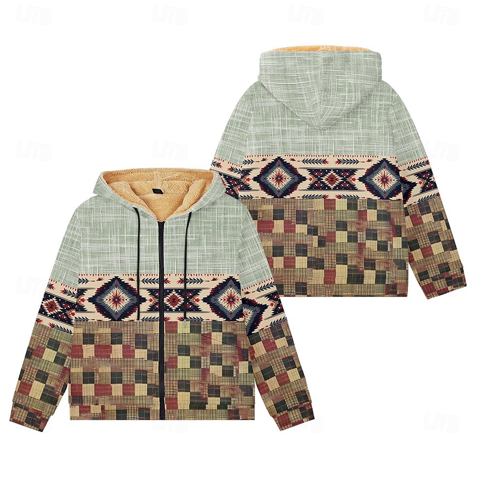 Homme Sweat à capuche Sweats à Capuche Sweat-shirt Sweat à capuche 3D effet Gris&Blanc Automne hiver Designer de 2025 ? $42.99 –P2