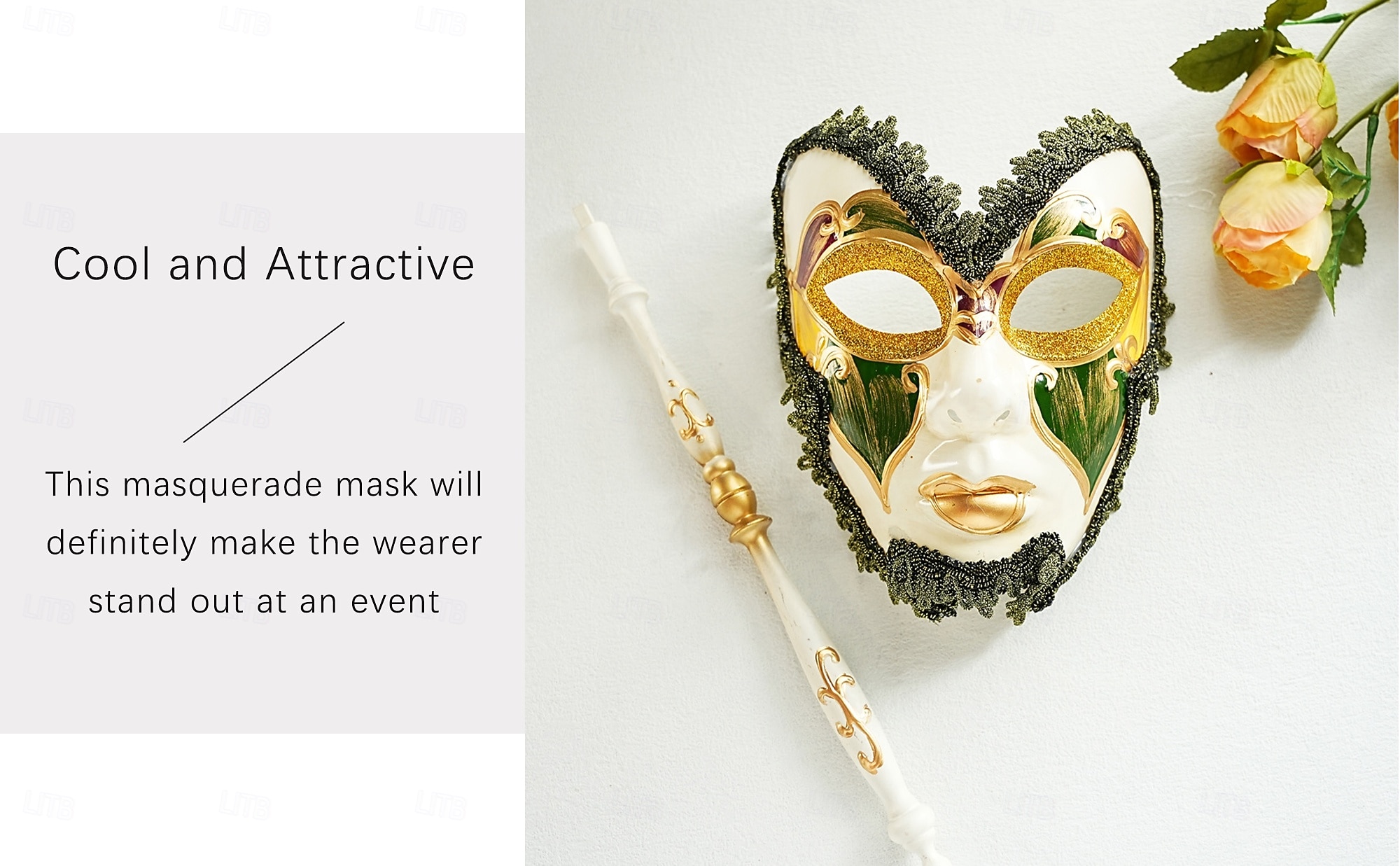 Halloween Maske Venezianische Maske Maske am Stiel Karnevalsmaske Erwachsene Unisex Halloween Karneval Party-Abendmode Maskerade Abschlussball Einfache Halloween-Kostüme Verkleiden 2025 - $29.99 –P8