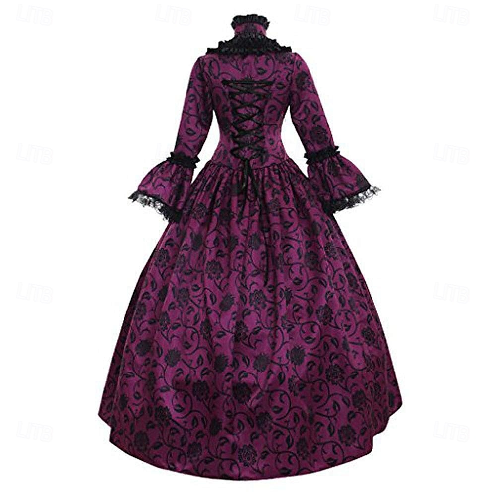 Rococo 18th Century Cocktail Dress Dress Cosplay Costume Lady Geometric Ball Gown Fancy Dress Women's Royal Halloween Carnival Masquerade Party / Evening Prom Carnival of Venice Adults' Dress All 2025 - $50.99 –P8