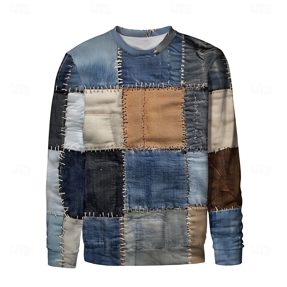 Hombre Graphic Retazos Sudaderas Sudadera con capucha Manga Larga Camisa de entrenamiento Con Capucha Vacaciones Fresco Diario Print Vacaciones Deporte Noche Estampado Invierno Primavera & Otoño 2025 - $29.99 –P2
