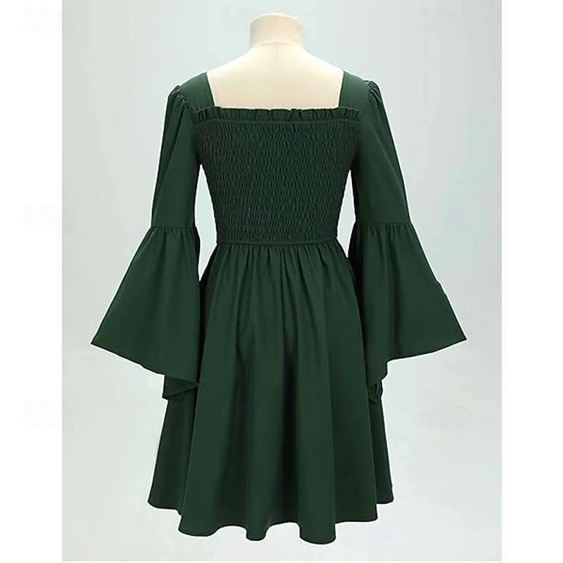 Medievale Rinascimento Abito da cocktail Abito da Ballo Straniero Elfico Costume Per donna Celtico Costumi da pirata Fantasia Halloween Carnevale Mascherata LARP Fiera Rinascimentale Festival Adulti del 2026 a $35.99 –P3