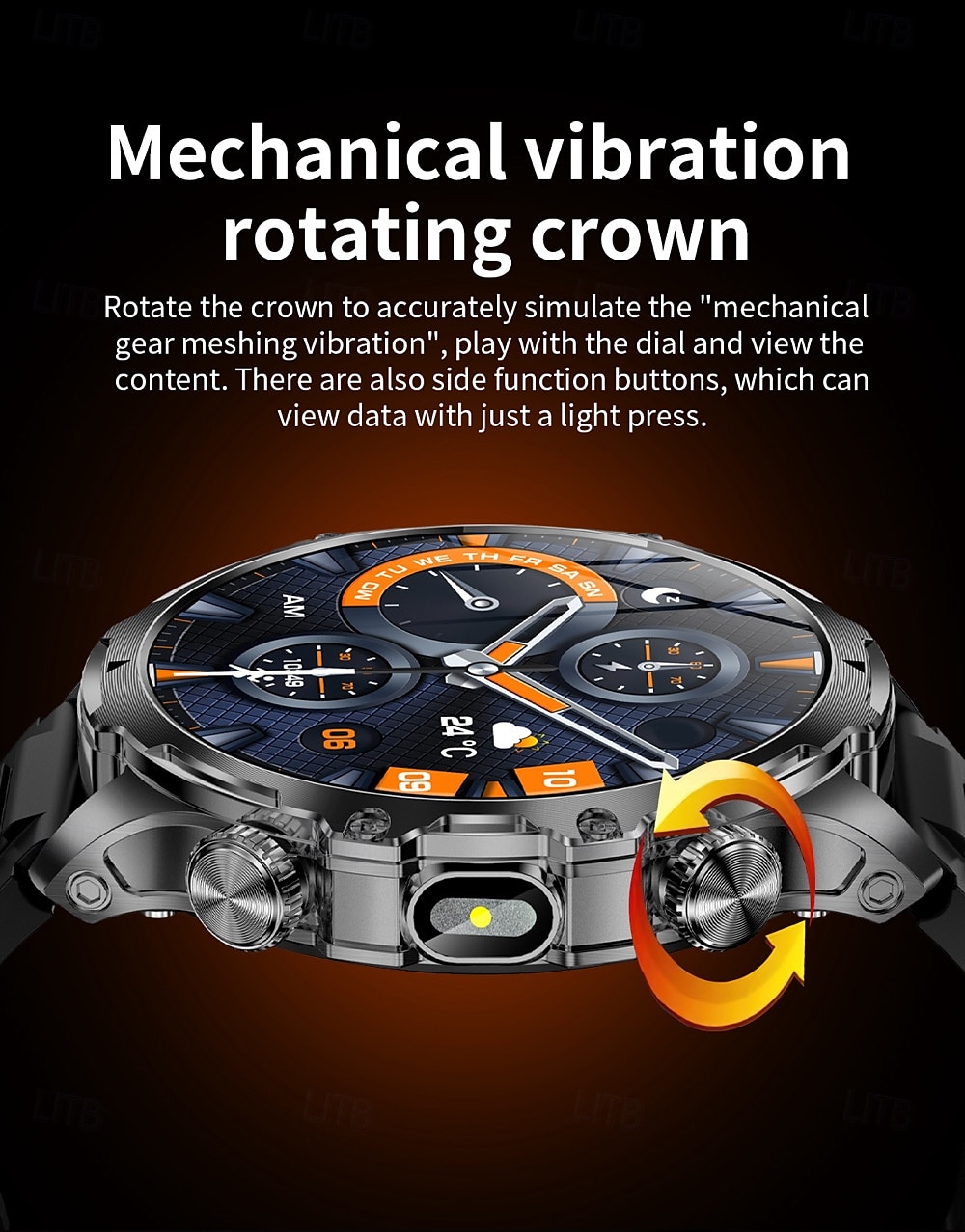 696 AK75 Smart Watch 1.85 inch Smart Band Fitness Bracelet Bluetooth Pedometer Call Reminder Sleep Tracker Compatible with Android iOS Men Hands-Free Calls Message Reminder Step Tracker IPX-0 52mm 2025 - $62.99 –P7