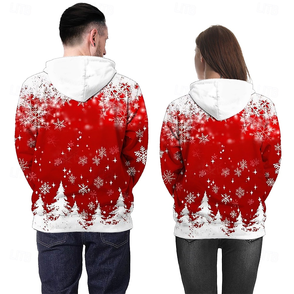 Navidad Papá Noel Sudadera Sudadera con capucha navideña divertida 3D Navidad Bolsillo delantero Gráfico Para Pareja Hombre Mujer Adulto Mascarada Impresión 3D Fiesta Casual Diario 2025 - $29.99 –P8