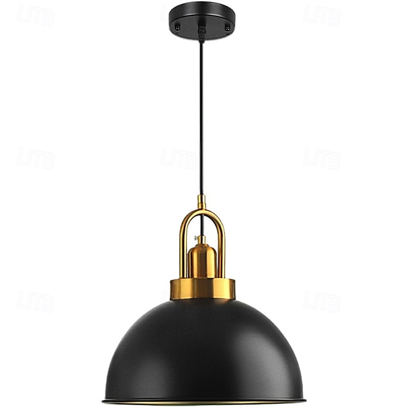LED-Pendelleuchte 30 cm 1-flammig E26/E27 industrieller minimalistischer Stil dekorative Pendelleuchte Einzeldesign Metall-Hängelampenschirm Schlafzimmer Konferenzraum Bar Deckenbeleuchtung 110-240 V 2025 - $109.99 –P8