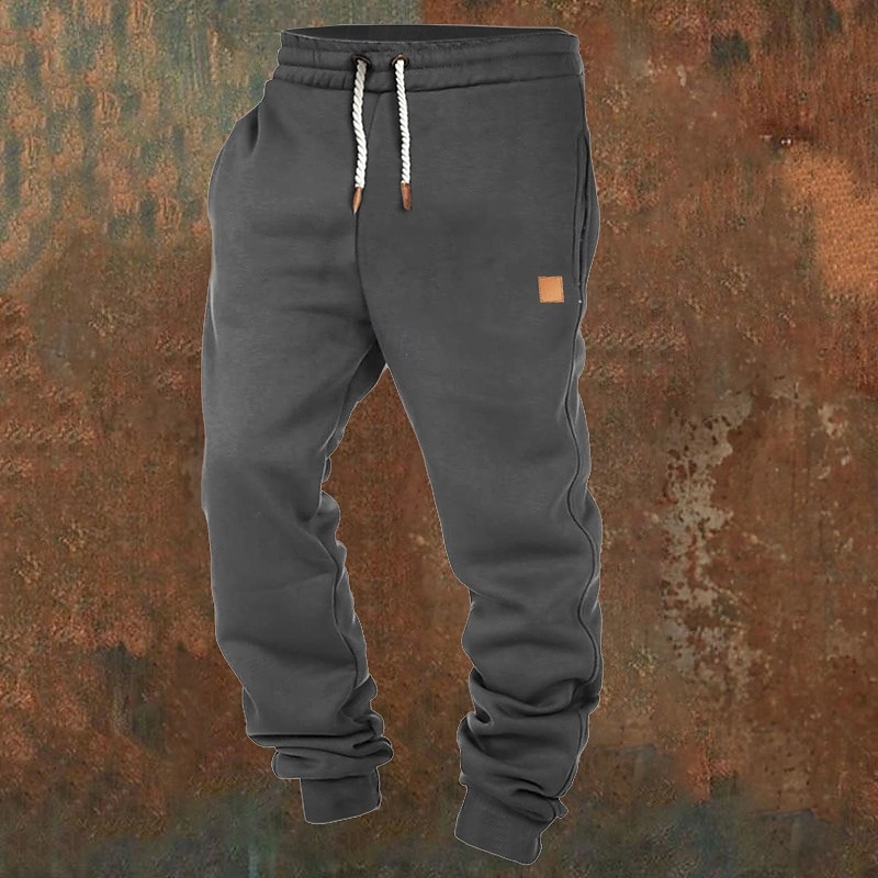 Herre Joggebukser Jogger Bukser Lomme Snorer Elastisk midje عادي Komfort Sport & Utendørs Daglig Mote Fritid Militærgrønn Svart Mikroelastisk 2026 - $17.99 –P5