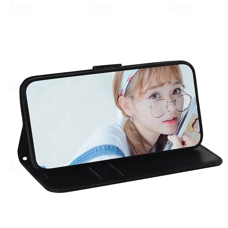 teléfono Funda Para iPhone 16 Pro Max Plus iPhone 15 Pro Max Plus iPhone 14 13 12 11 Pro Max Plus Mini SE Funda Trasera con Soporte Magnética con correa de muñeca Retro TPU Cuero de PU 2025 - $15.99 –P4