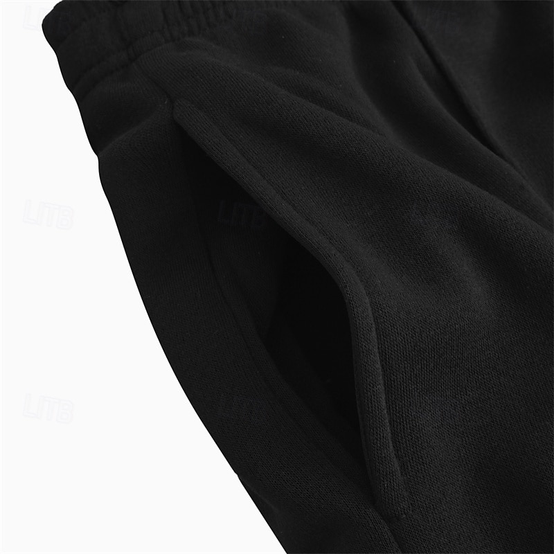 Per uomo Pantaloni in pile Pantaloni della tuta Jogging Pantaloni della tuta a gamba larga Pantaloni Tasche Vita elastica Liscio Comfort Traspirante Esterno Giornaliero Per uscire Informale Grande e del 2026 a $18.99 –P4