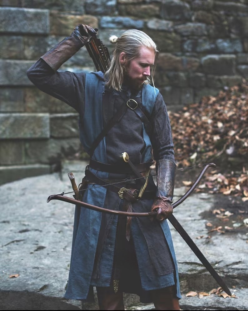 Medieval Renaissance 17th Century Shirt Tunic Ranger Elven Archery Fancy Dress Men's Viking Fantasy Halloween Carnival Masquerade LARP Adults' Shirt 2026 - $28.99 –P3