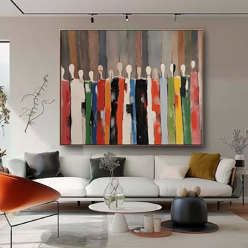 großes Ölgemälde mit Strukturporträt, handgemaltes Frauenporträt auf Leinwand, handgefertigtes Ölgemälde mit Liebespaaren, handgefertigte Wandkunst, moderne Deko-Ideen, Gemälde für Ihr Zuhause und 2025 - $125.99 –P2