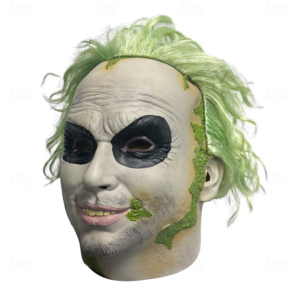 Zombie předvečer Všech svatých Maska Plná hlava Realistická maska Beetlejuice Strašidelný kostým Dospělé Unisex předvečer Všech svatých Karneval Výkon Párty Jednoduché Halloweenské kostýmy Oblékněte 2025 - $33.99 –P2