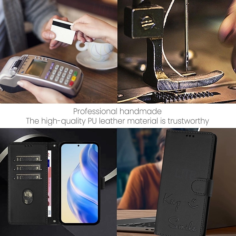 Phone Case For iPhone 16 Pro Max Plus iPhone 15 Pro Max Plus iPhone 14 13 12 11 Pro Max Plus Mini SE Back Cover with Stand Holder Magnetic with Lanyard Retro TPU PU Leather 2025 - $17.99 –P8