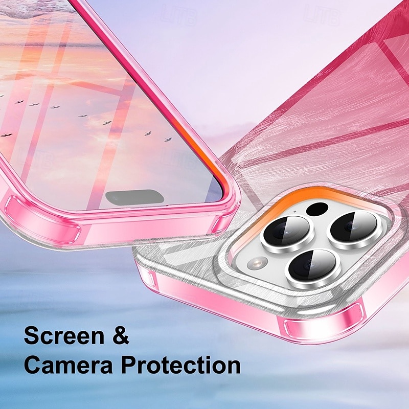telefoon hoesje Voor iPhone 16 Pro Max Plus iPhone 15 Pro Max Plus iPhone 14 13 12 11 Pro Max Plus Wallet Card Case Ondersteuning draadloos opladen Retro TPU Acryl 2025 - $17.99 –P8