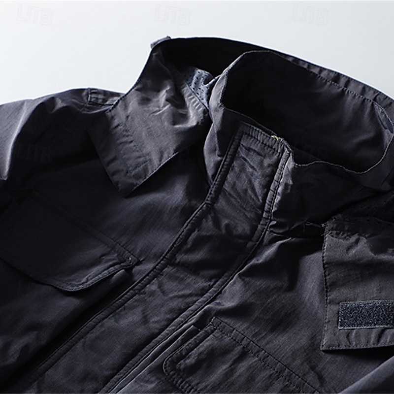 Homens Jaqueta Softshell Jaqueta de Trilha Ao ar livre A Prova de Vento Impermeável Jaqueta leve Jaqueta corta-vento Viajar Preto Verde Tropa Azul Marinho Cáqui de 2025 por $56.99 –P6