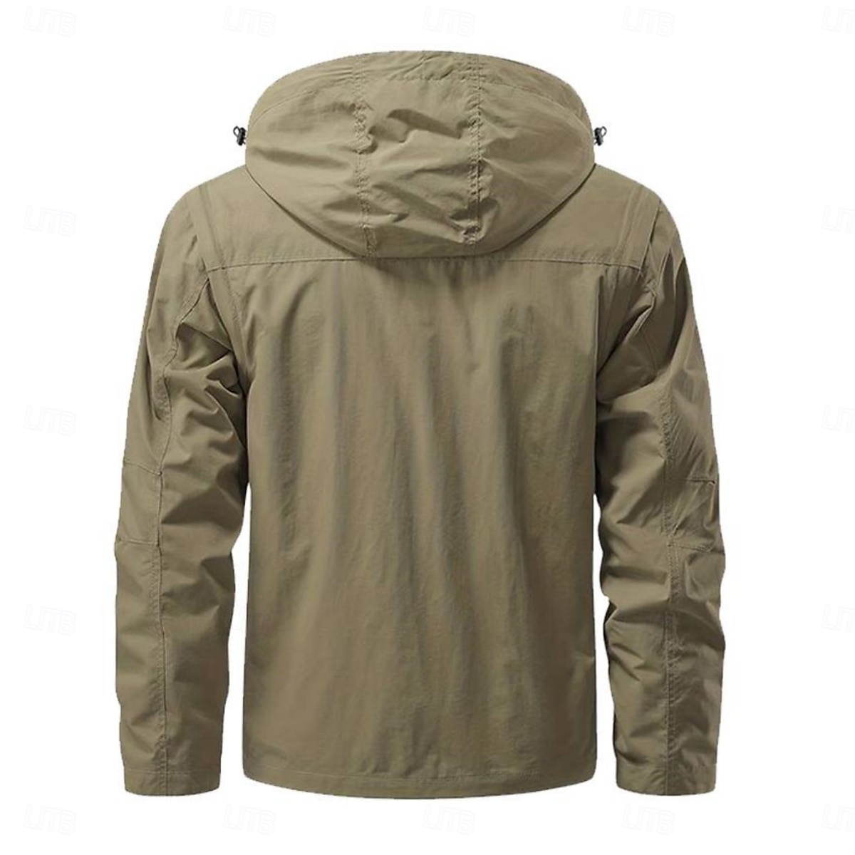 Per uomo Giubbino da escursione Giacca tattica Giacca a vento Sportivo Campeggio e hiking Impermeabile Antivento Design staccabile Primavera & Autunno Tinta unica Attivo Con cappuccio Standard Nero del 2025 a $61.99 –P5