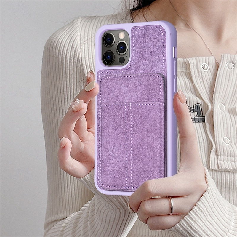 telefon Carcasă Pro iPhone 15 14 Pro Max Plus iPhone 13 12 11 Pro Max Pouzdro na peněženku se stojánkem Slot pro kartu Retro TPU PU kůže 2025 - $14.99 –P5