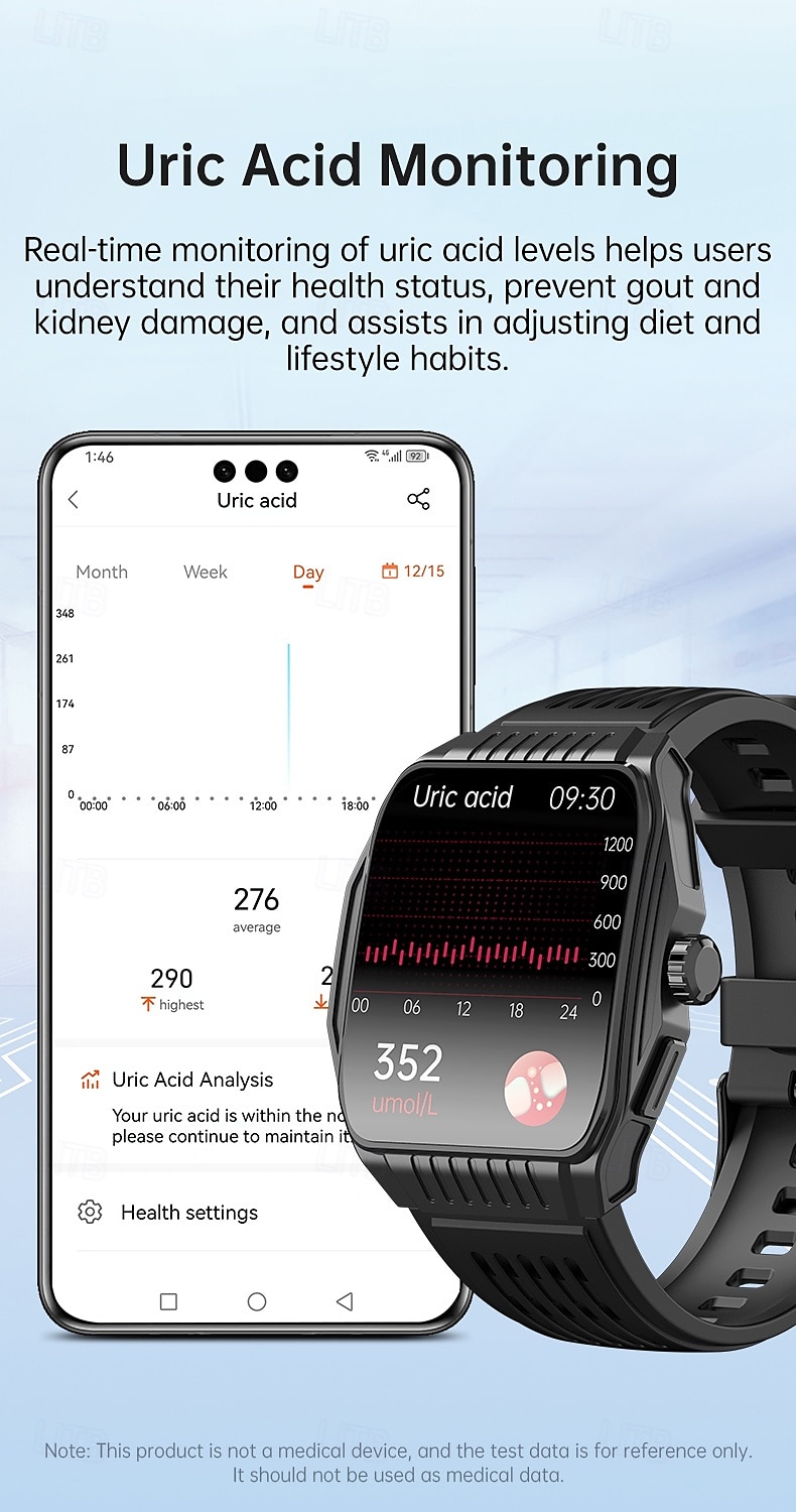JT03 Smart Watch Bluetooth Call SOS Voice Assistant Heart Rate Monitor Step Exercise Watch Bracelet 2025 - $85.99 –P9