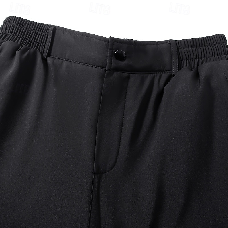 Pánské Šerpo Oblekové Fleecové kalhoty Kalhoty Oblek Kalhoty Kapsy Elastický pas Straight-Leg Bez vzoru Pohodlné Teplý Plná délka Obchod Ležérní Denní Módní Šik ven Černá Vodní modrá 2025 - $28.99 –P12