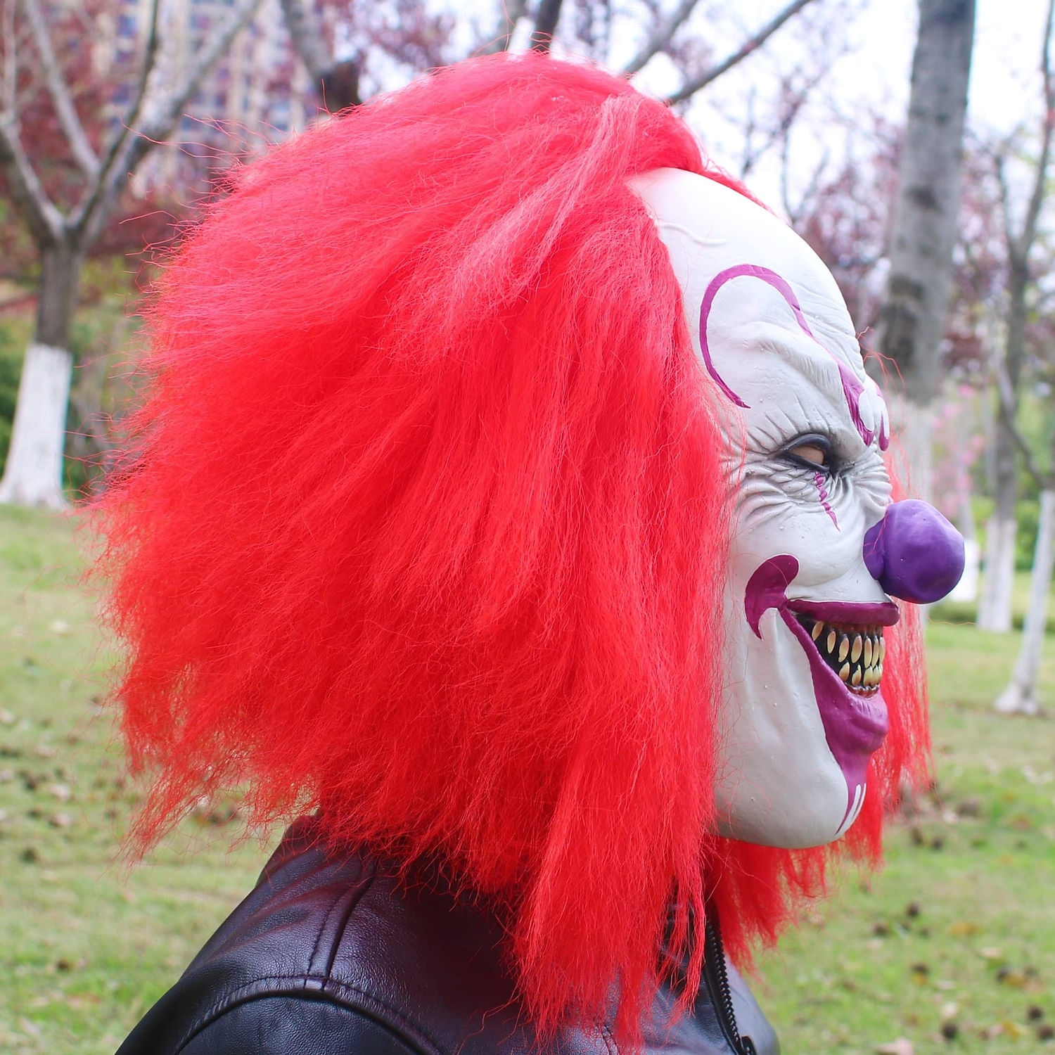 Clown Killerclown Karnevalsmaske Maske Voller Kopf Erwachsene Unisex Gruseliges Kostüm Leistung Party Halloween Karneval Einfaches Karnevalskostüm 2025 - $29.99 –P3