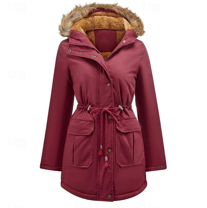 Mujer Abrigo Mantiene abrigado Transpirable Cremallera Botones Bolsillo Casual Color sólido Vacaciones Calle Ropa Cotidiana Noche Cremallera Regular Sudadera Ajuste regular Manga Larga Ropa de calle 2025 - $51.99 –P9