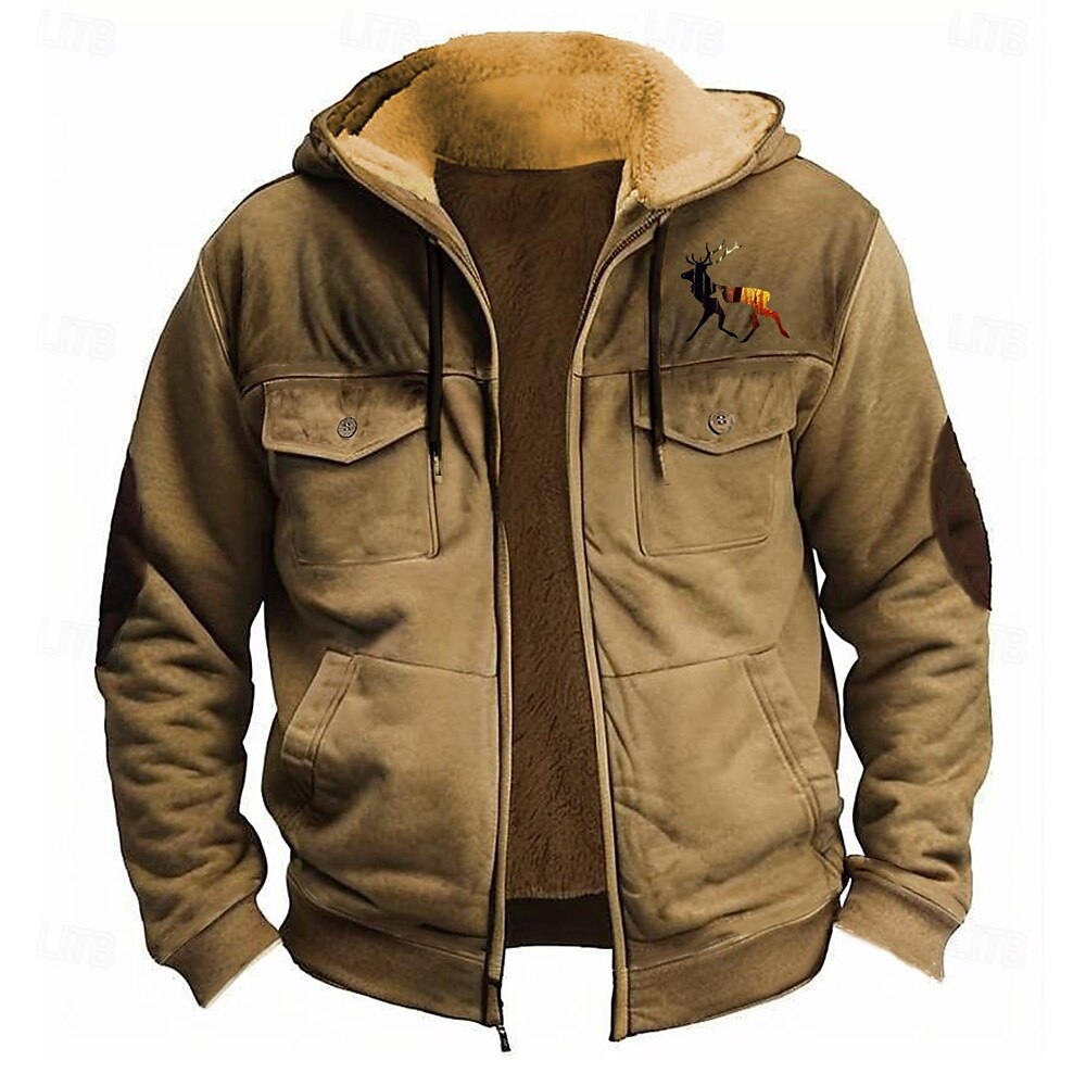 Per uomo Ogni Vello Felpa con cappuccio Felpe Felpa con cappuccio Manica lunga Felpa con cappuccio Con cappuccio Di tendenza Stampa 3D Per eventi Da caccia Abbigliamento di strada Nero Rosso Cerniera del 2025 a $40.99 –P5