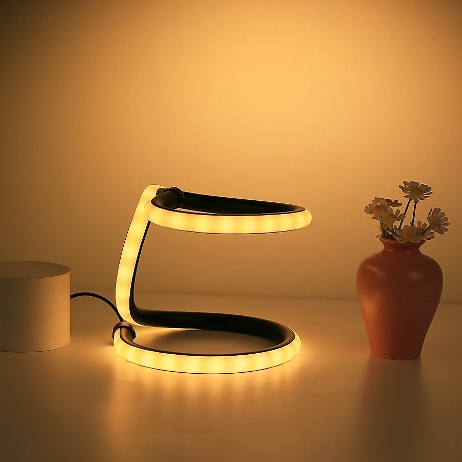 1pc Nordic Simple Spiral Table Lamp, Bedroom Bedside Eye Protection, Dimmable USB Powered LED Decorative Lamp for Home Living Room Bedroom 2025 - $53.99 –P6