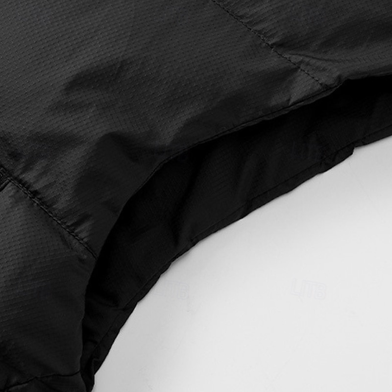 Per uomo Smanicato Gilet imbottito Gilet Giornaliero Appuntamento Da mare Di tendenza Informale Autunno inverno Tasche Poliestere Tenere al caldo Comodo Liscio Cerniera Colletto alla coreana Standard del 2025 a $42.99 –P5