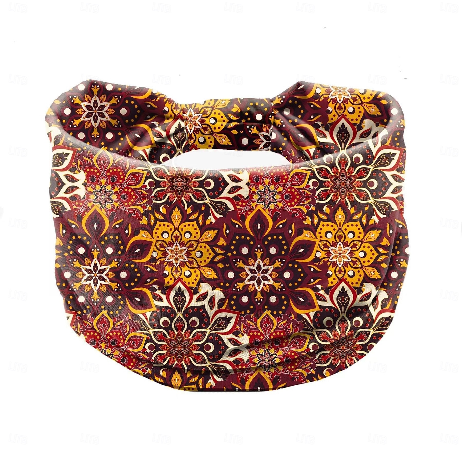 1 stk boho-trykt hodebånd vintage mandala blomst hodebånd elastisk svetteabsorberende hodeplagg hårtilbehør 2025 - $3.49 –P2