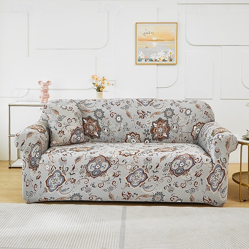Printed Sofa Cover Elastic Sofa Slipcover for L-Shaped Couches Stylish and Durable Furniture Protector Ideal for Refreshing Your Living Room Decor with a Unique Design 2025 - $36.99 –P7