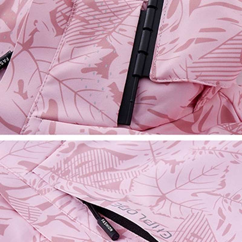 Mulheres Jaqueta Softshell Jaqueta de Trilha Quebra-Vento de Trilha Inverno Ao ar livre Botânico floral Prova-de-Água A Prova de Vento Bolso Múltiplo Zíper Frontal Jaqueta leve Zip Completo Campismo de 2025 por $15.49 –P10